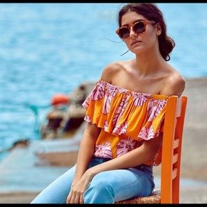 Mister Zimi Twiggy Top in Laguna print